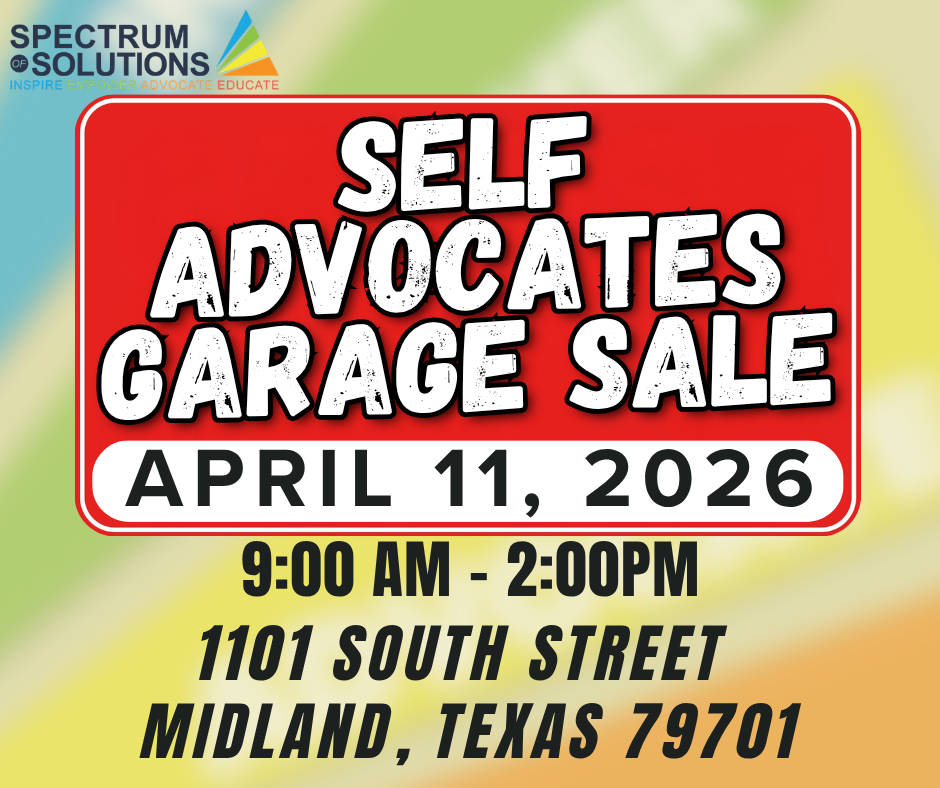 Self Advocate's Garage Sale 2026
